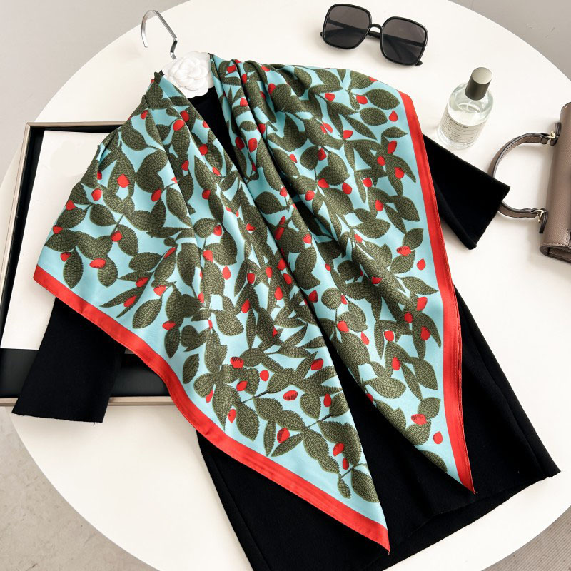 90cm Square Scarf High Quality - Silk Scarf Square recension och pris