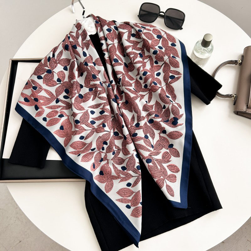 90cm Square Scarf High Quality - Silk Scarf Square recension och pris