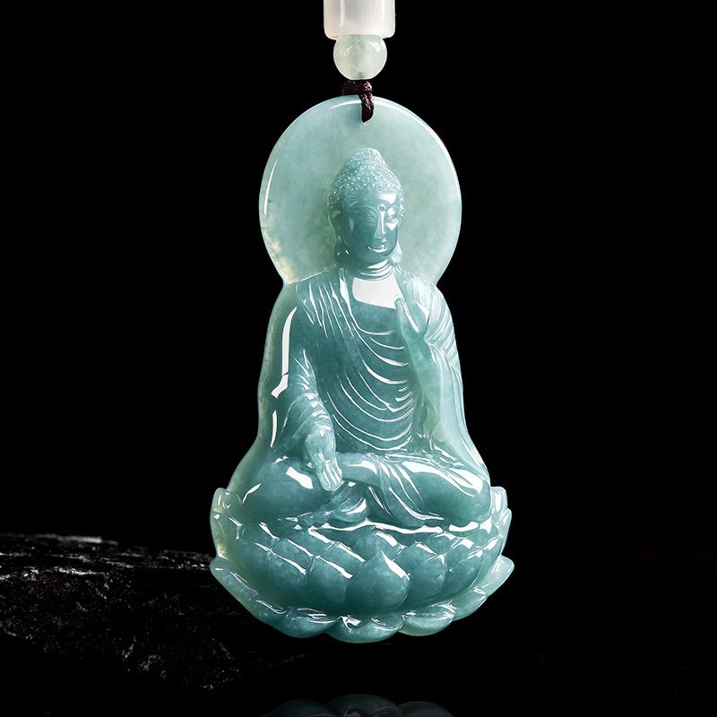 Natural Burmese Jadeite Buddha - Women'S Accessories recension och pris