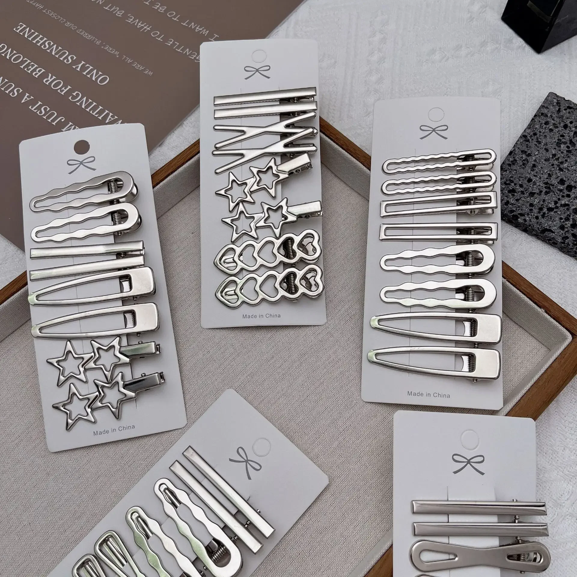 Sliver Metal Hair Clips Women  - Women Accessories Combo recension och pris