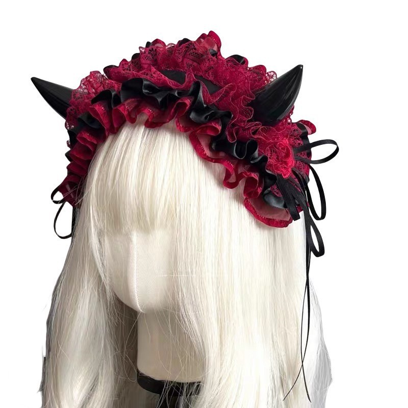Japanese Gothic Lace Bow Headb - Women Accessories Photos recension och pris