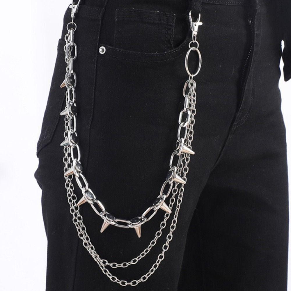 Unisex Hip Hop Punk Rock Metal - Women'S Jeans Accessories recension och pris