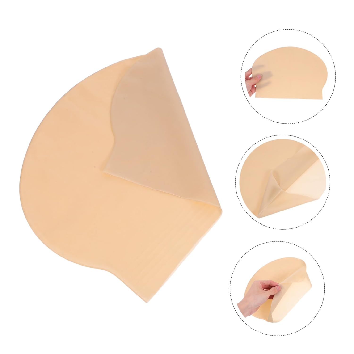 6pcs Bald Caps with Glasses Ba - Women Accessories Combo recension och pris