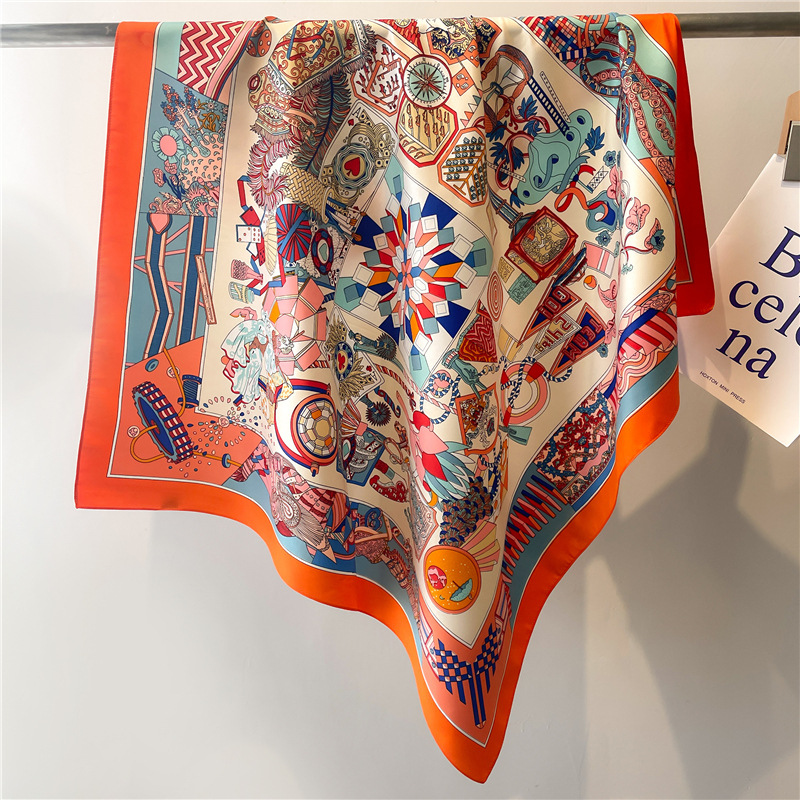 2026 New Square Twill Silk Sca - Silk Scarf Square recension och pris