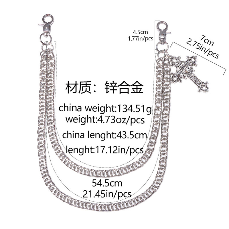 Fashion Punk Metal Pants Chain - Women'S Jeans Accessories recension och pris