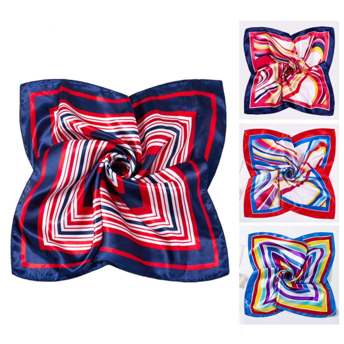 50*50cm Square Silk Scarves Sc - Silk Scarf Square recension och pris