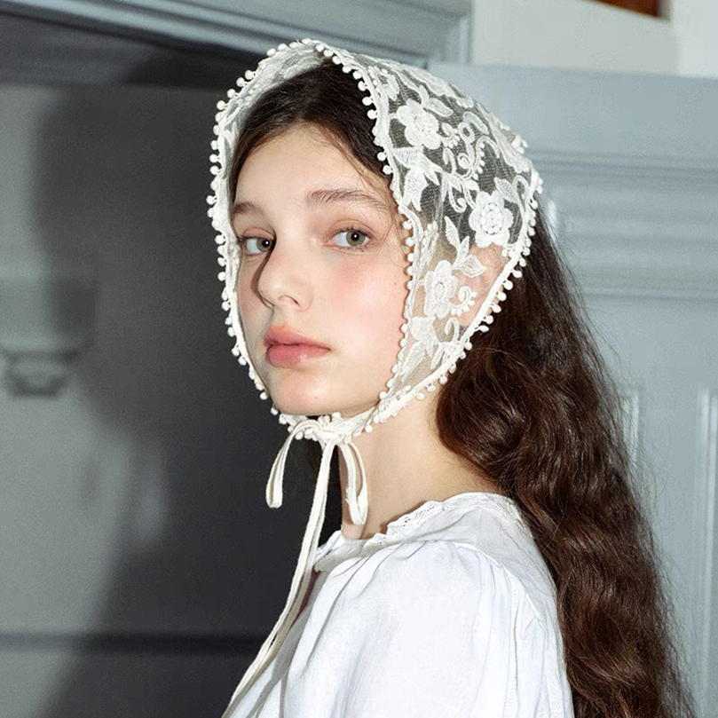 White Woven Floral Lace Hair S - Women Accessories Photos recension och pris