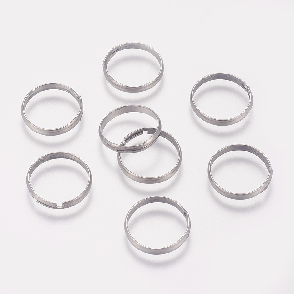 50pcs Tarnish Resistant 316 Su - Ring Set Adjustable recension och pris