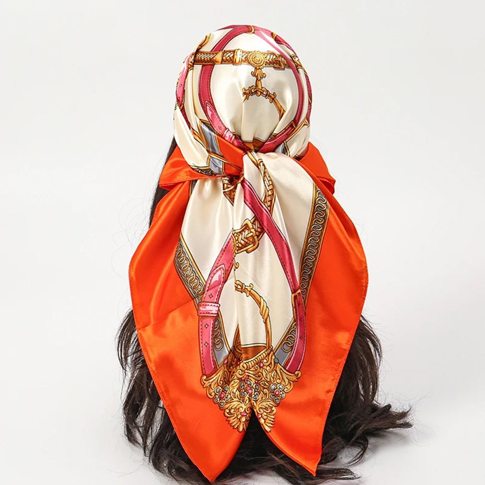 Fashion Scarves 90*90cm Women  - Silk Scarf Square recension och pris
