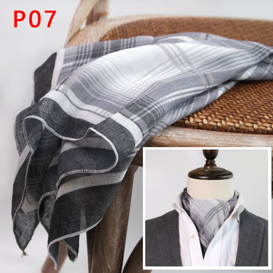 Men's Square Scarf with Button - Silk Scarf Square recension och pris