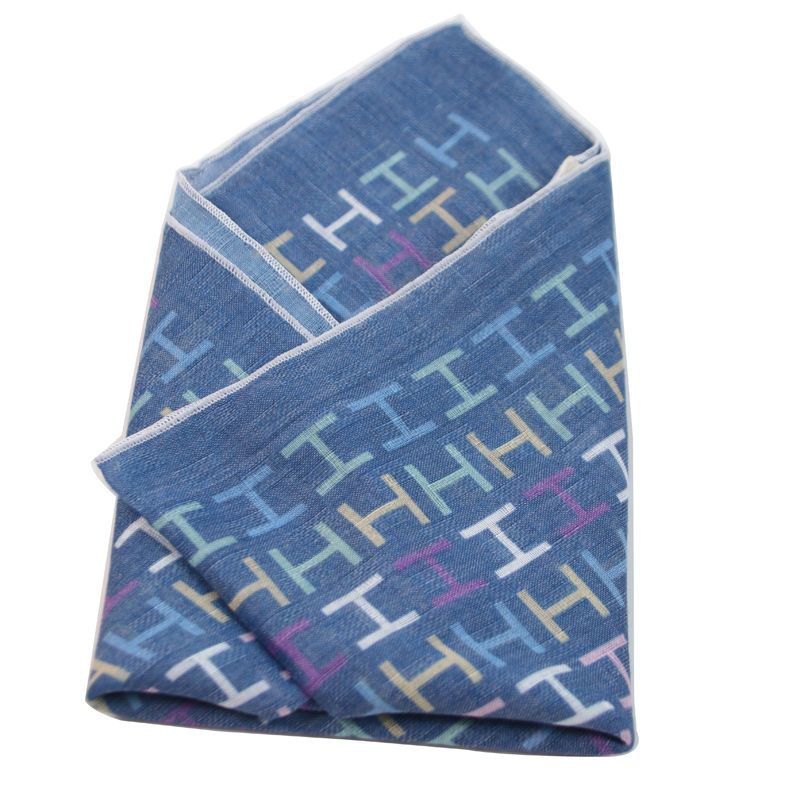 Men's Square Scarf with Button - Silk Scarf Square recension och pris