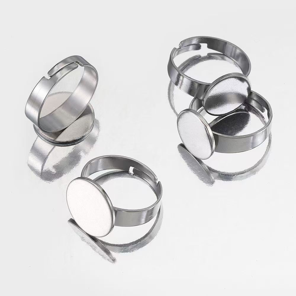 10 Pieces Stainless Steel Ring - Ring Set Adjustable recension och pris