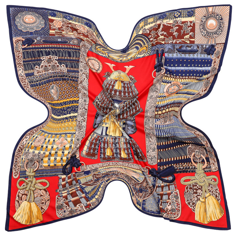 2024 New Design Court Armor Sc - Silk Scarf Square recension och pris