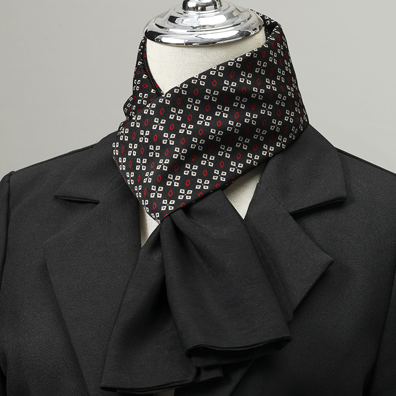 Men's Scarf Imitation Silk Nec - Silk Scarf Square recension och pris