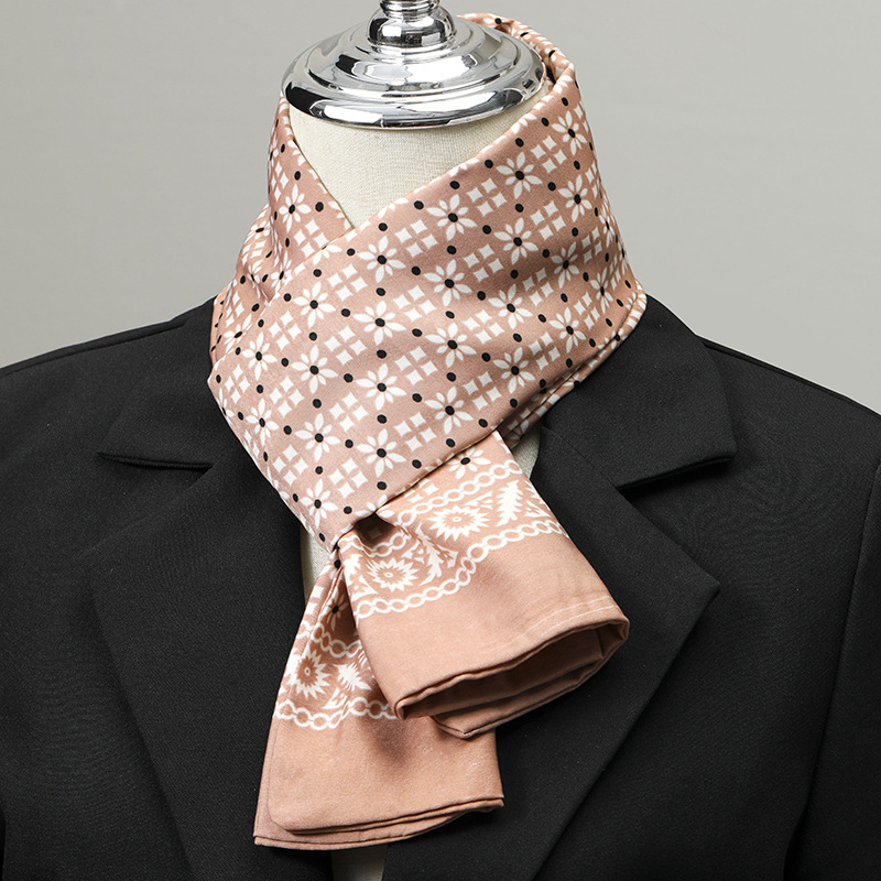 Men's Scarf Imitation Silk Nec - Silk Scarf Square recension och pris