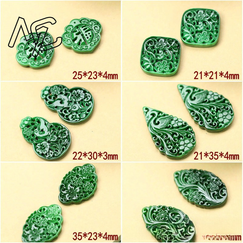 2pcs DIY Natural Dry Green Eme - Women'S Accessories recension och pris