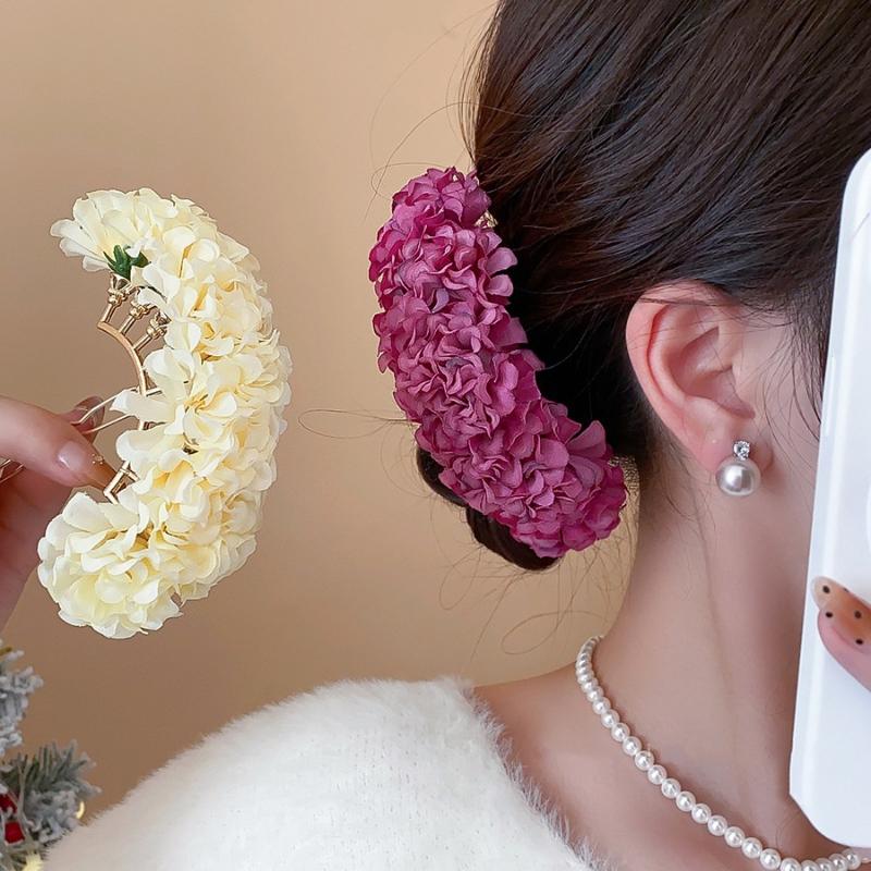 1pc Pastoral Purple Yellow Flo - Women Accessories Photos recension och pris