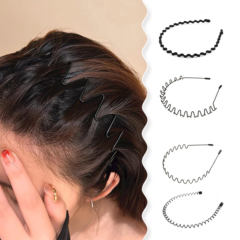 2-5Pcs Wavy Hairband Spring Ha - Women Accessories Combo recension och pris