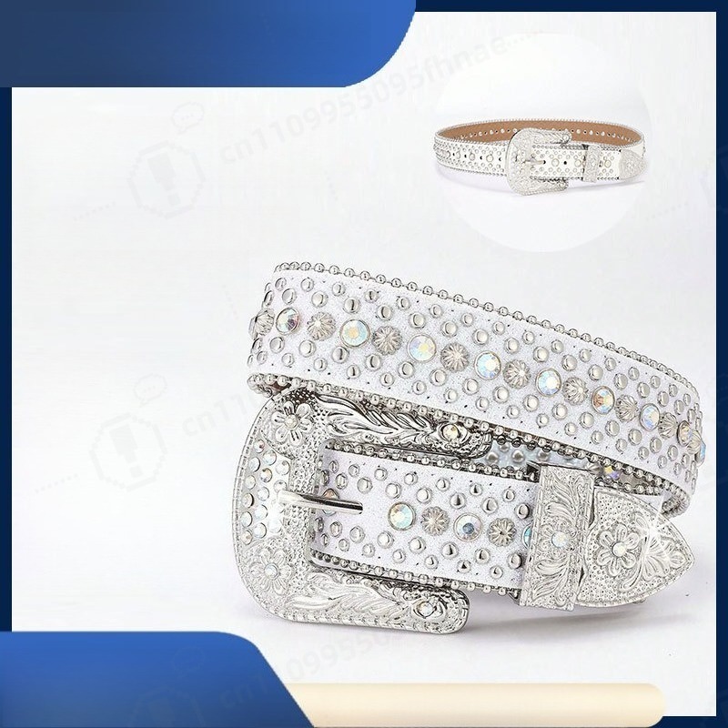 Y2K Style Rhinestone Belt For  - Women'S Jeans Accessories recension och pris
