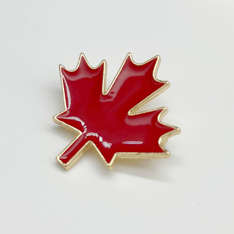 Enameled Red Maple Brooches Ca - Women'S Accessories Canada recension och pris