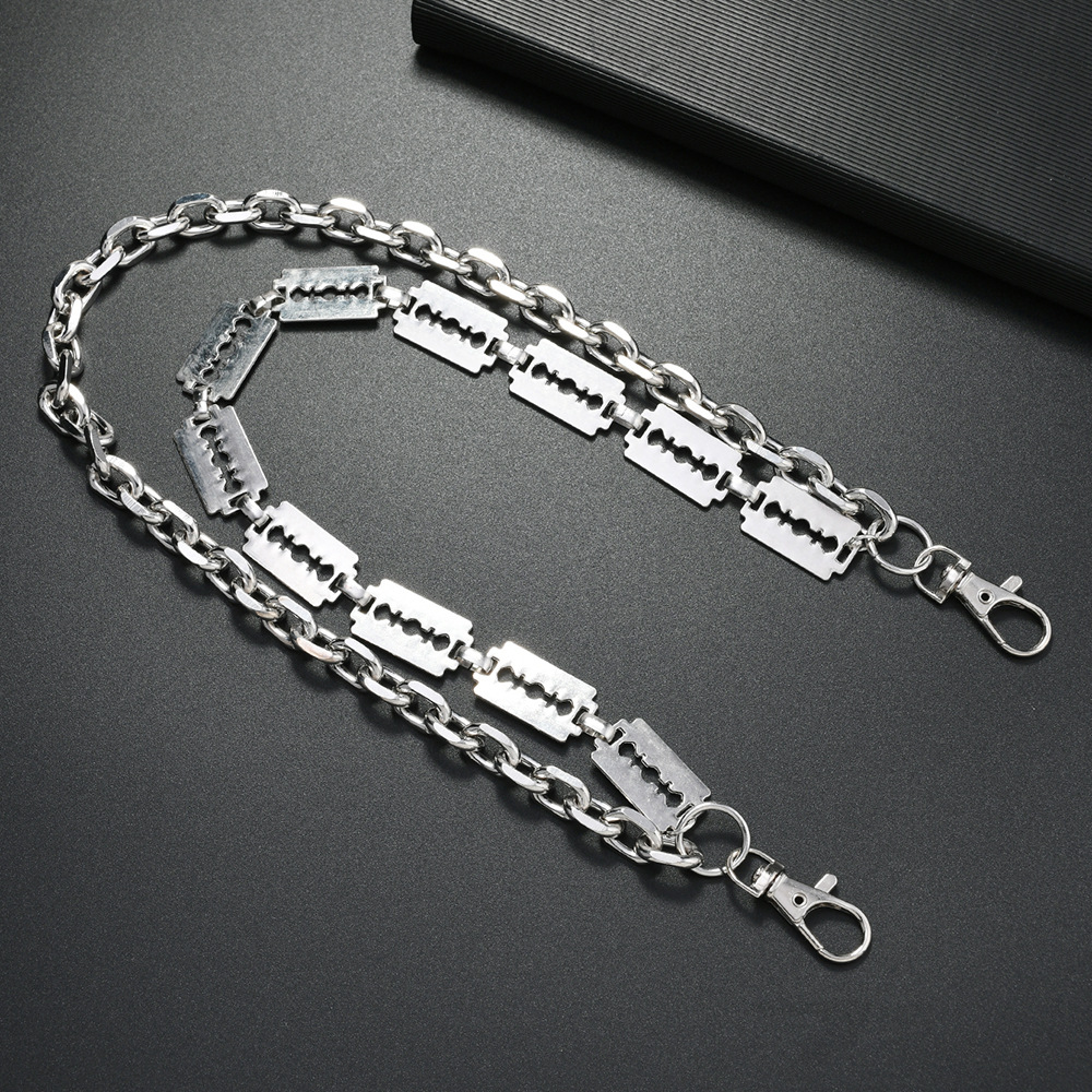 Punk Metal Chain Keychains for - Women'S Jeans Accessories recension och pris