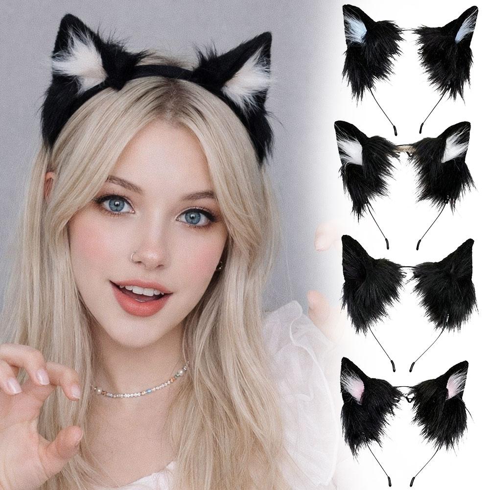 Plush Cat Ear Cosplay Headband - Women Accessories Photos recension och pris