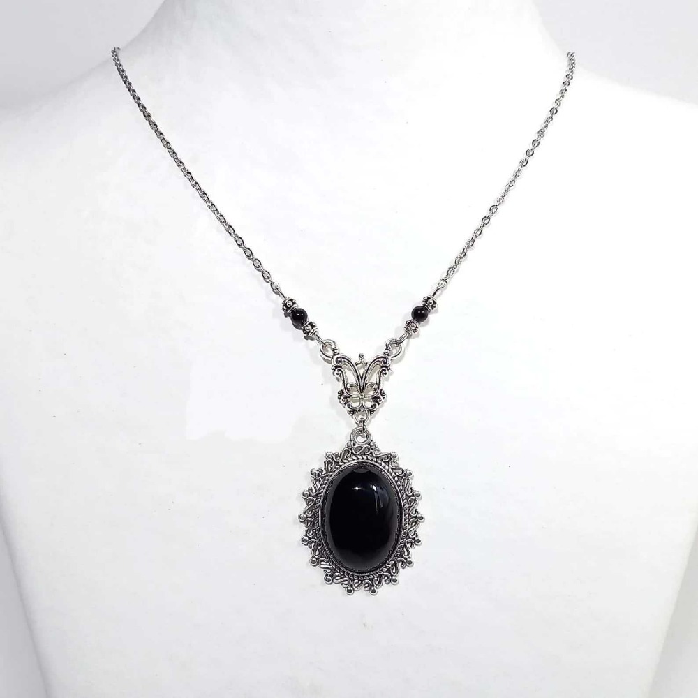Victorian Gothic Silver Color  - Women'S Victorian Accessories recension och pris