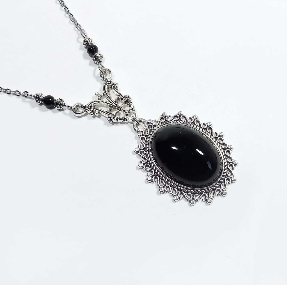 Victorian Gothic Silver Color  - Women'S Victorian Accessories recension och pris