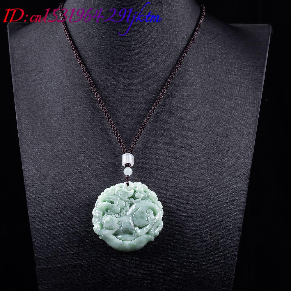 Natural Myanmar Jadeite Pixiu  - Women'S Accessories recension och pris
