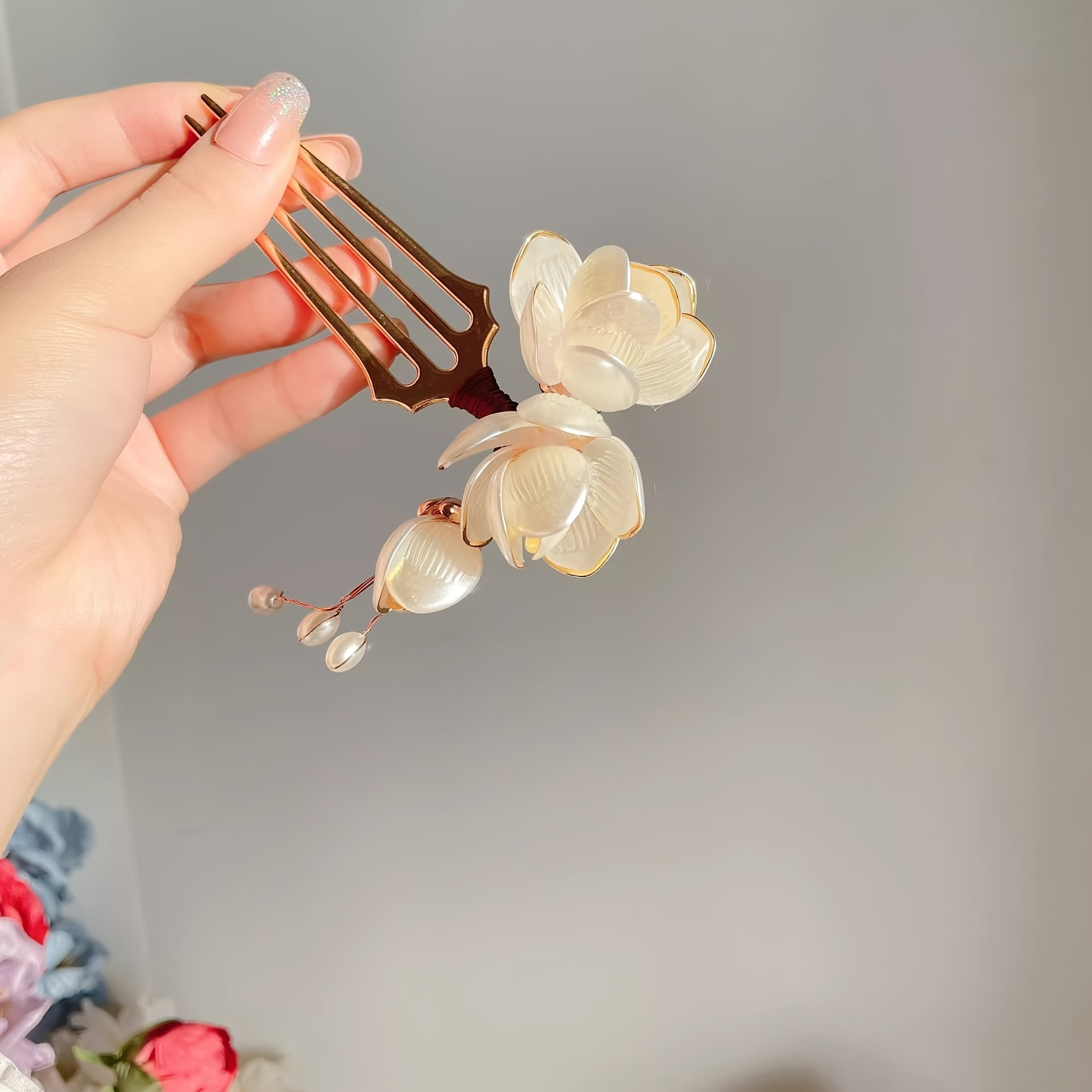 Chinese Style Shell Magnolia F - Women Accessories Photos recension och pris